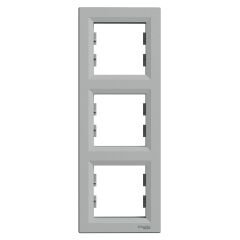 Schneider EPH5810361 Asfora Üçlü Dikey Çerçeve Alüminyum