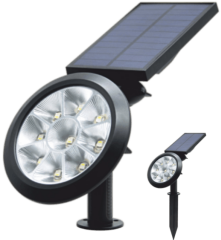 CATA CT-7321-RGB Satürn 18W 200 Lümen RGB Çok Renkli IP64 Saplamalı Güneş Enerjili (Solar) Bahçe Armatürü
