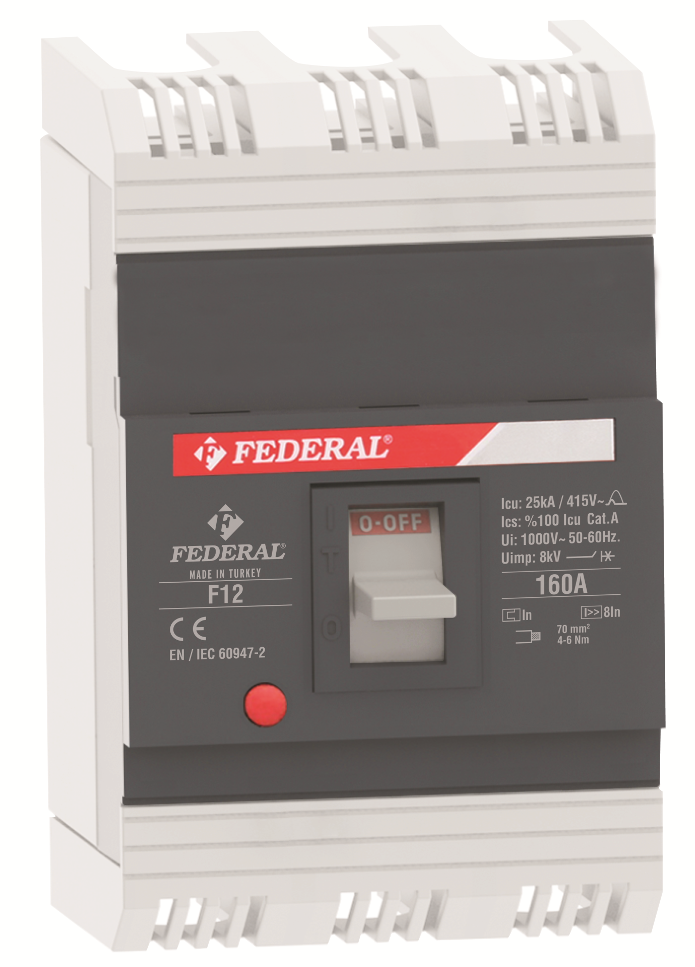 Federal 9AR-TDS43-0016 F12S 3x16A 25kA Devre Kesici
