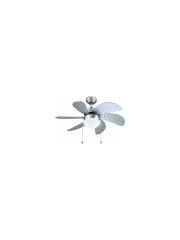 Kendal Vanti KCF282 60W Silver 6 Kanatlı Avizeli Modern Tavan Vantilatörü