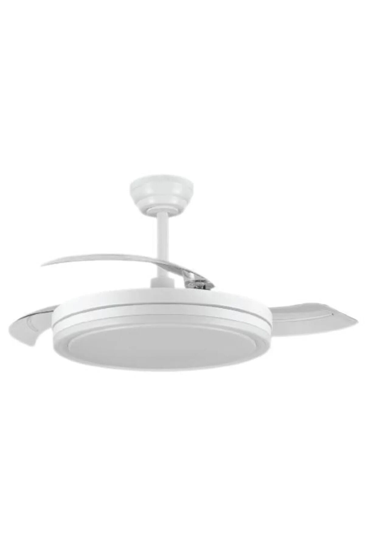 Kendal Vanti KCF307 Beyaz 42'' Ledli Gizli Kanat Tavan Vantilatörü Sesli ve Kumanda Kontrollü