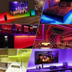 CATA CT-4557 Rgb Şerit Led Seti (5 Metre Rgb Led+Trafo+Rgb Kumanda)