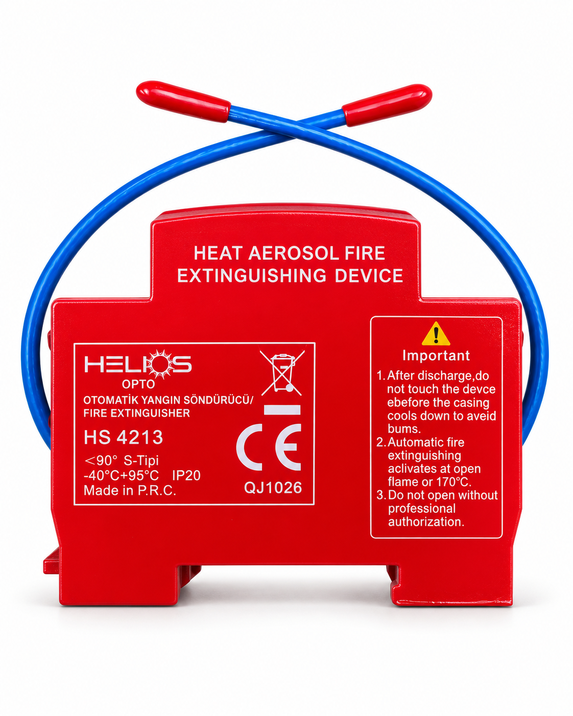 Helios HS-4213 Otomatik Aerosol Yangın Söndürme Cihazı Elektrik Panosu Tipi