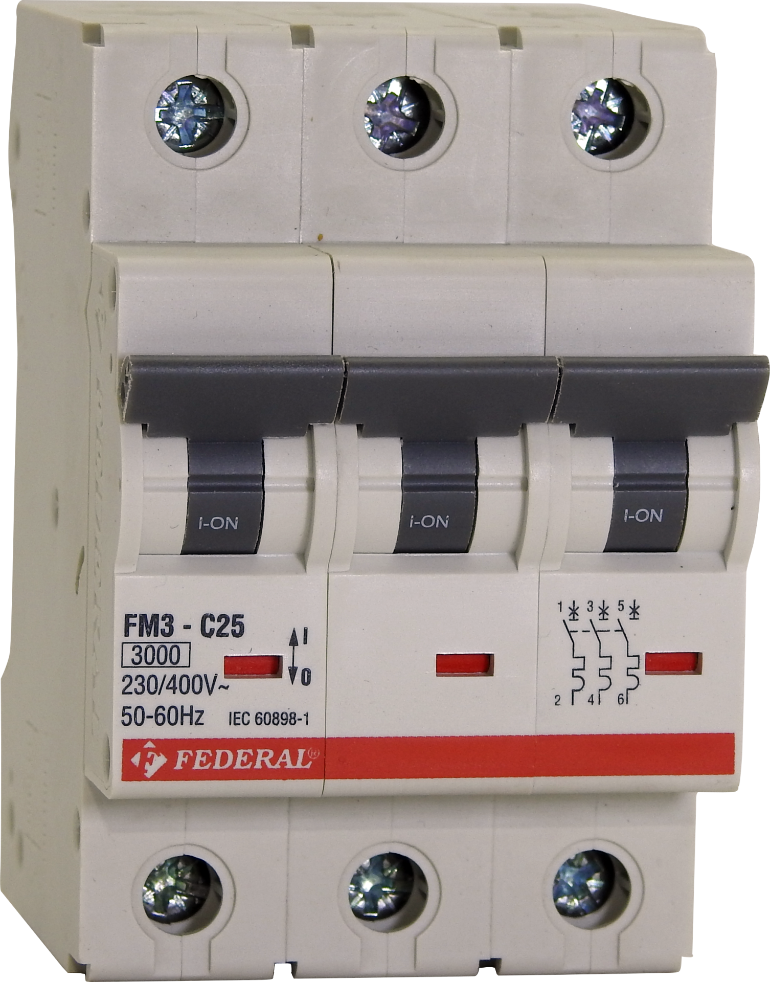 Federal 9EC-B0333-0D40 3x40A 3kA B Tipi Otomatik Sigorta