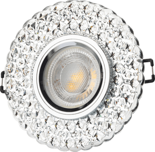 Cata CT-6639 İpek LED Çerçeveli Kristal Cam Spot Kasası GU10