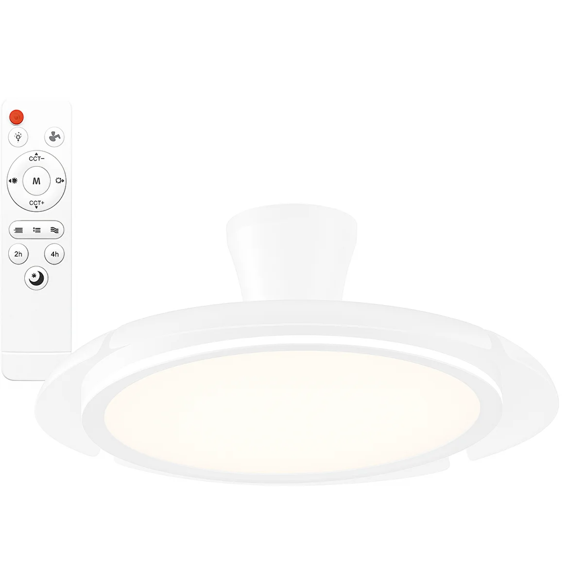 Helios HS-9311 Elegant 95W 4 Pervaneli Uzaktan Kumandalı LED Tavan Vantilatörü