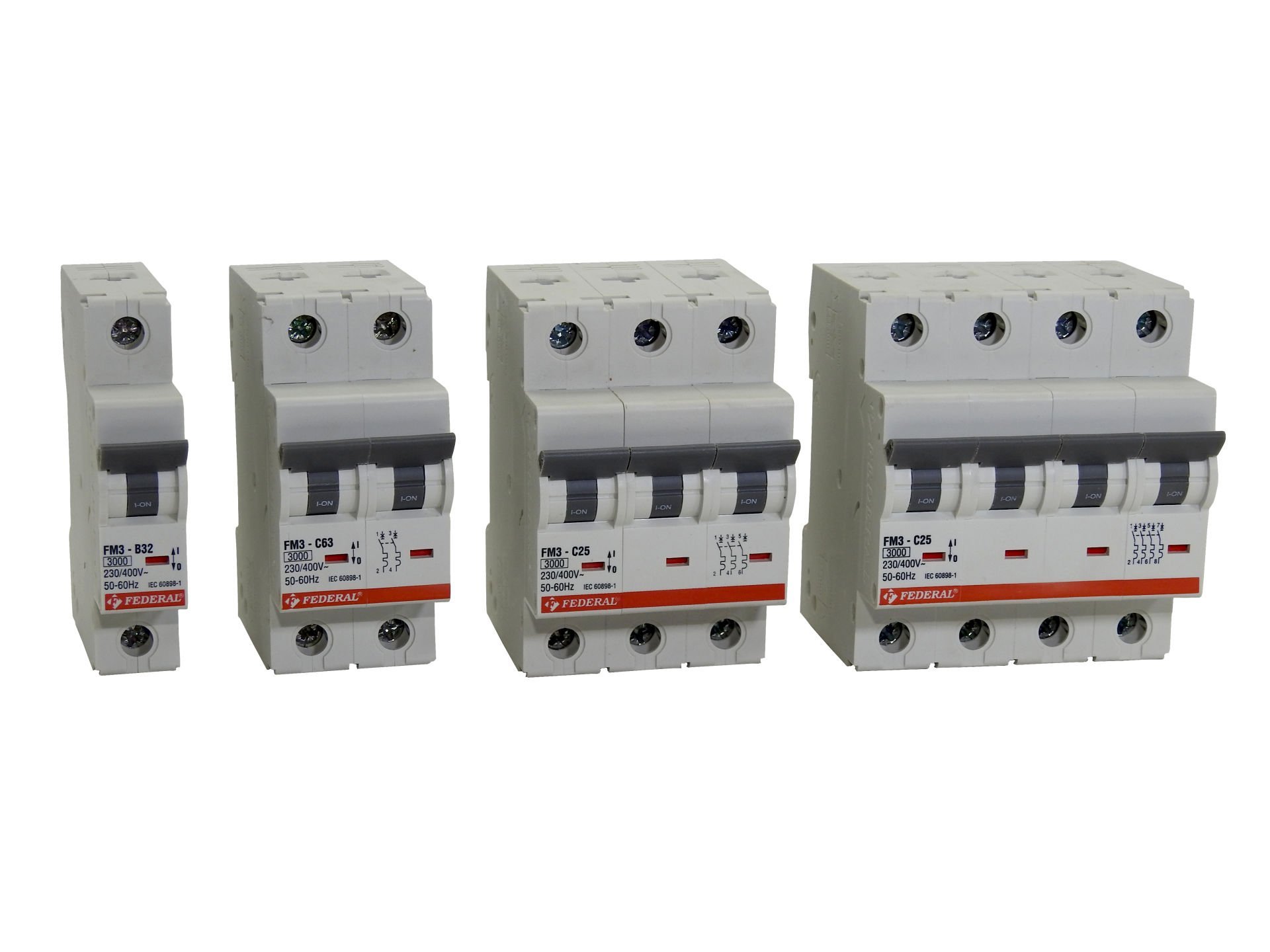 Federal 9EC-C0331-0D32 1x32A 3kA C Tip Otomatik Sigorta