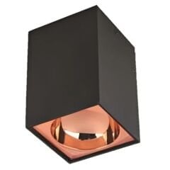 Cata CT-5420SB Bergama Siyah-Bakır Sıva Üstü Spot Armatür GU10