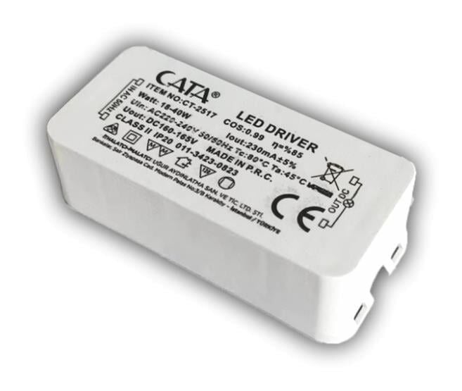 Cata CT-2517 40W Slim LED Driver Adaptör