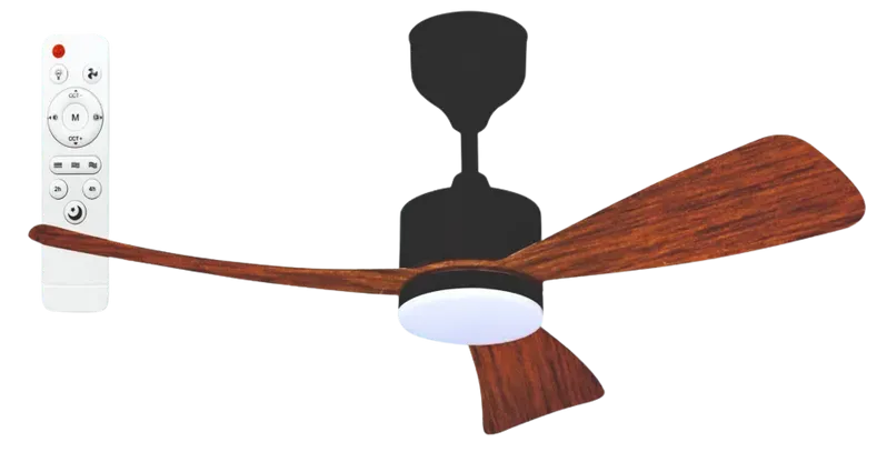 Helios HS-9305 70W Wooden 3 Pervaneli LED Tavan Vantilatörü