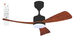 Helios HS-9305 70W Wooden 3 Pervaneli LED Tavan Vantilatörü