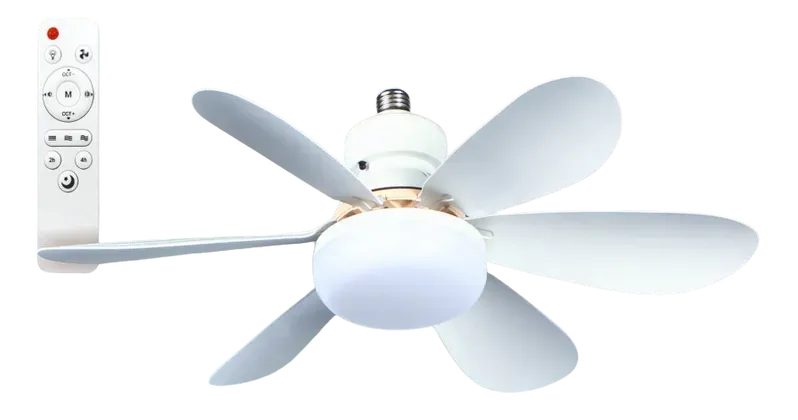 Helios HS-9302 50W 6 Pervaneli Kumandalı LED Işıklı Tavan Vantilatörü