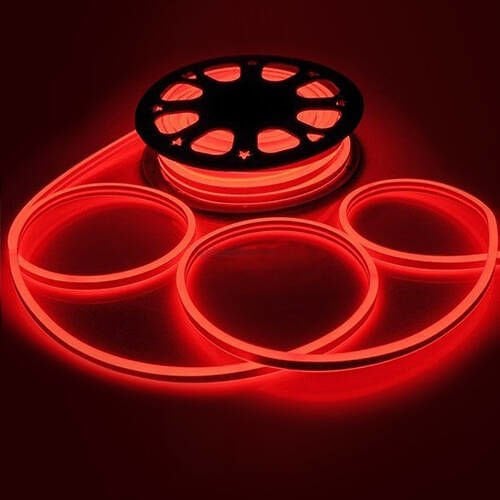 Cata CT-4455 12V DC Neon Led Hortum Kırmızı 50 Metre Makara 50 Metre Rulo