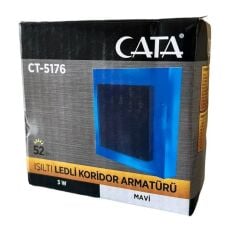 Cata CT-5176M 3W Mavi Led Koridor Armatürü