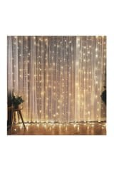 Cata CT-8504 10m 100 Ledli Beyaz Eklenebilir Perde Yılbaşı Süsü