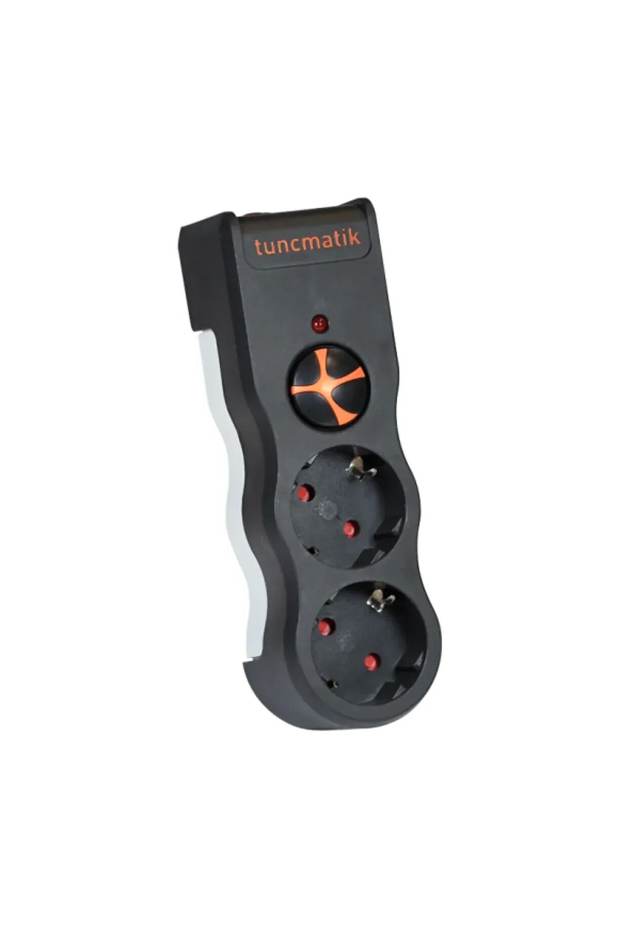 Tunçmatik TSK19022 Powersurge 2’li Akım Korumalı Priz - Siyah
