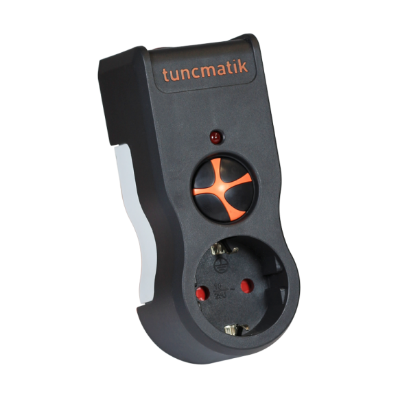 Tunçmatik Powersurge 1'li Akım Korumalı Priz Siyah