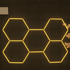 Cata CT-9082 Hexagonal Anzer 240W 3200K Günışığı LED Petek Lineer Armatür