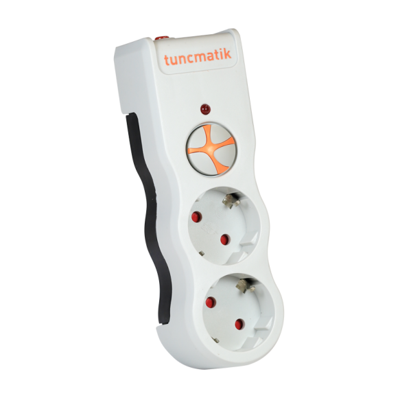 Tunçmatik Powersurge 2'li Akım Korumalı Priz Beyaz