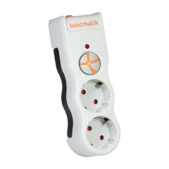 Tunçmatik Powersurge 2'li Akım Korumalı Priz Beyaz