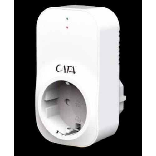 CATA CT-9186 (CT-9196) 4000W Yıldırım Korumalı LED Göstergeli Çocuk Emniyetli Tekli Topraklı Akım Korumalı Priz