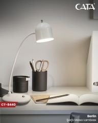 Cata CT-8440 Berlin Dokunmatik Şarjlı Masa Lambası Beyaz