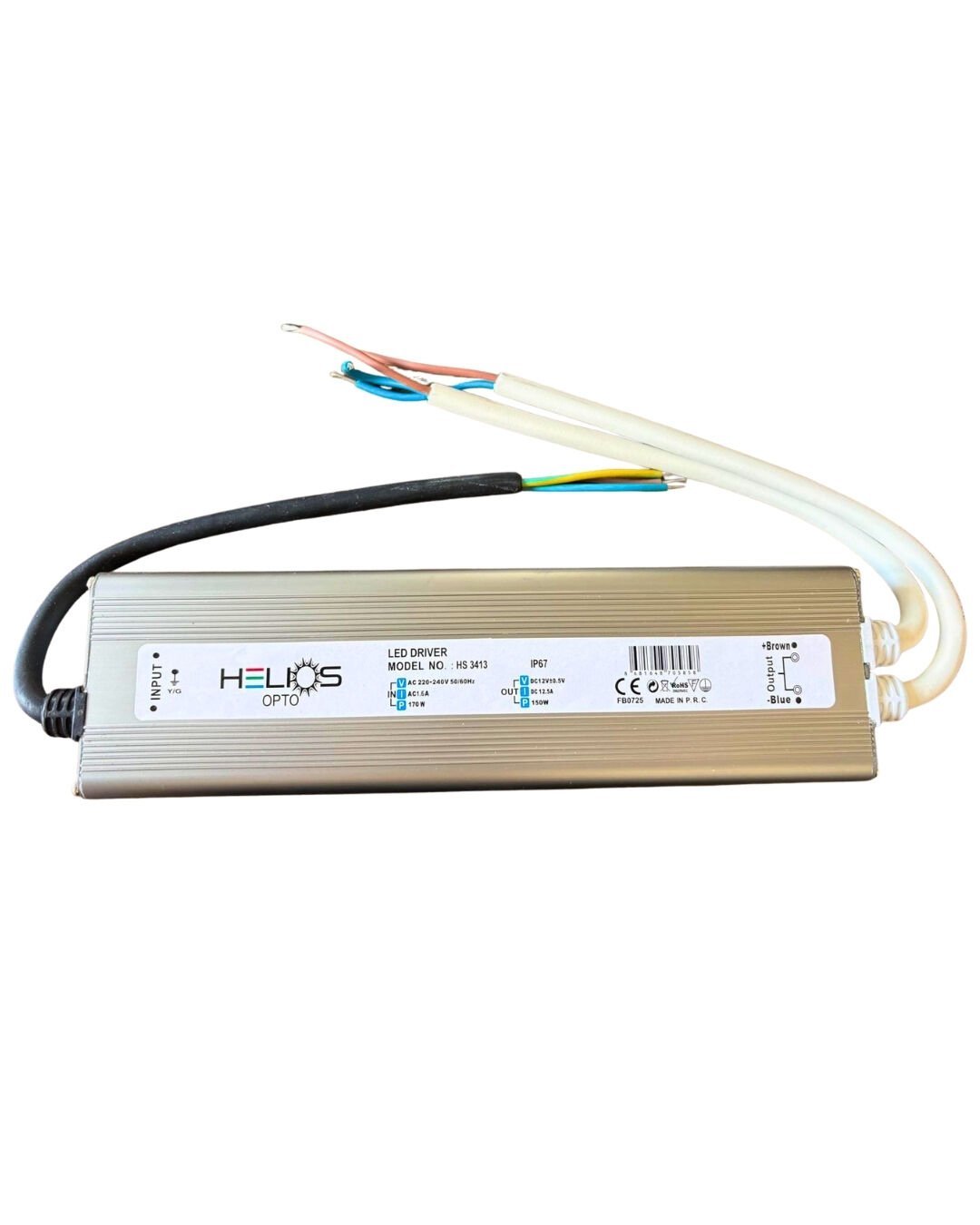 Helios HS-3413 150W 12V 12.5A Su Geçirmez LED Dış Mekan Trafo