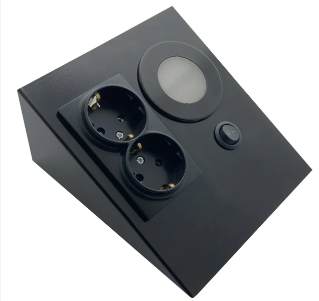 Büyükalpler Tezgah Altı Armatür Spot Ledli Siyah 6500K-Beyaz Işık