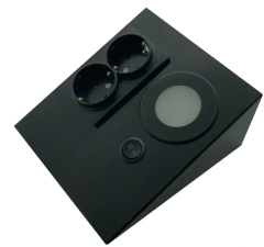 Büyükalpler TezgahAltı Armatür Spot Ledli Siyah 6500K-Beyaz Işık