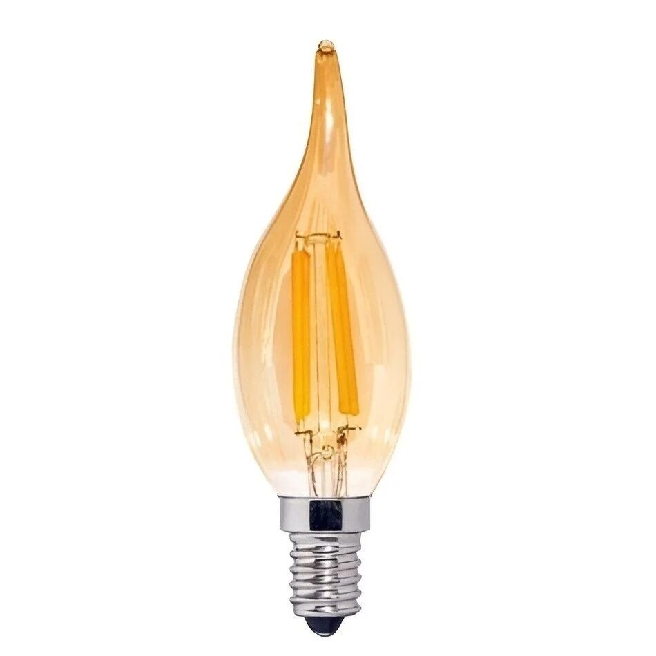 Helios 43-4001 4W E14 Rustik Kıvrık Mum LED Ampul