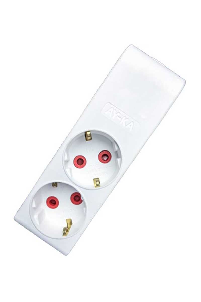 Ayka 22 0200 000 2 Li Topraklı Grup Priz Çocuk Korumalı