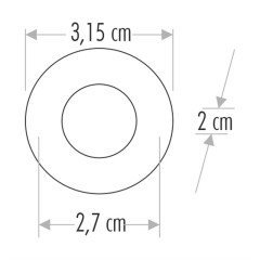 Cata CT-5270 1,5W Siyah Kasa Yıldız Spot Power Led Günışığı