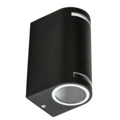 Econa ECN-3052 Siyah Çift Taraflı Bahçe Duvar Apliği