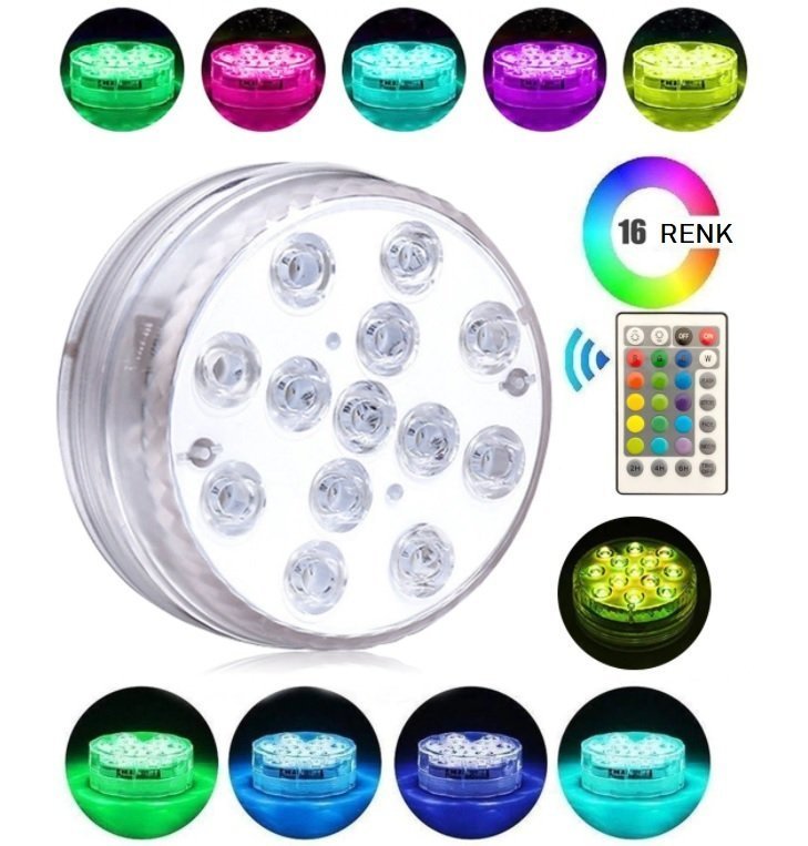 Cata CT-4056 9w Havuz ve Akvaryum Armatürü Su Geçirmez(RGB)