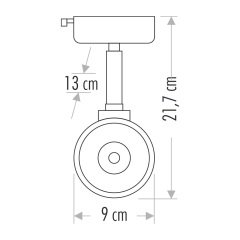 CATA CT-5340 30W 3000k-Gün Işığı Ray Armatür
