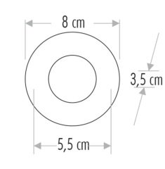 CATA CT-5174 Radar Sensörlü Koridor Spot Gün Işığı