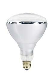 Şavk 375W Isı Ampulü R125 230V Şeffaf Cam