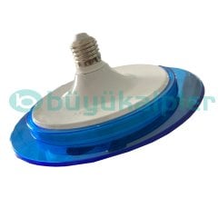 Global K2 KES411 26W E27 6500K Beyaz Mavi Çerçeveli Led Ufo Ampul
