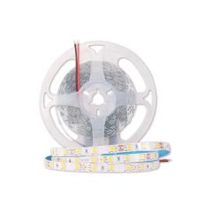 ACK AS01-00309 12V RGB Şerit LED 5 Metre Üç Çipli Silikonsuz İç Mekan LED Aydınlatma