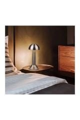 Ack AF11-00293 Saten Kasa Şarjlı Dokunmatik Masa Lambası