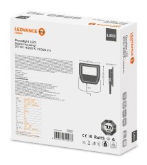 Ledvance 20W 4000K 2000lm Led Projektör Siyah Kasa IP65 4058075810976
