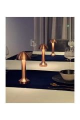 Ack AF11-00297 Bakır Kasa Şarjlı Dokunmatik Masa Lambası