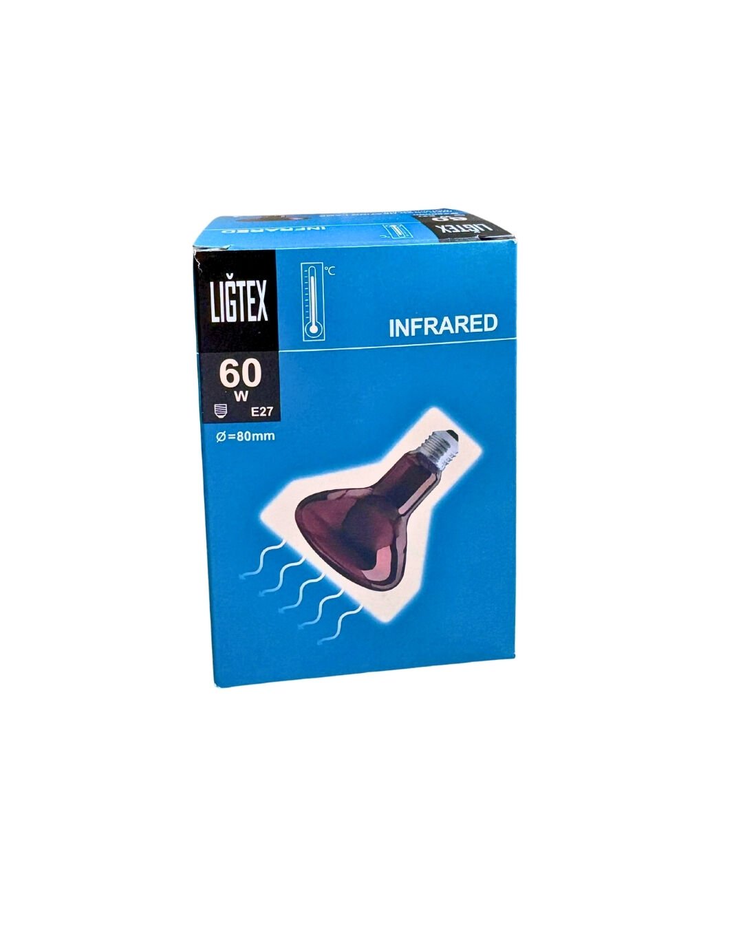 Ligtex 60W E27 Infrared Isıtıcı Ampul Kırmızı