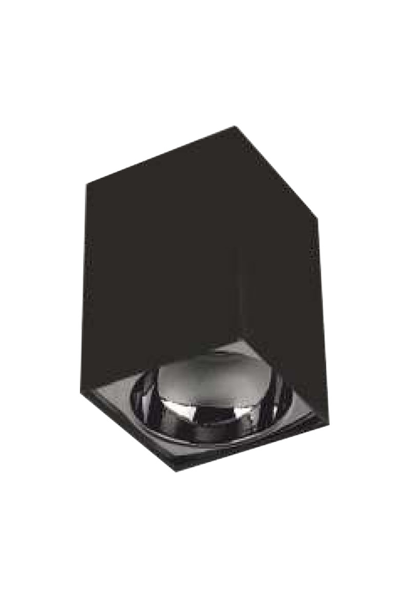 Cata CT-5420 Bergama Sıva Üstü Armatür GU10 Duylu (SİYAH+PLATİN)