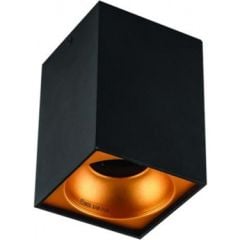 Cata CT-5420L Bergama Sıva Üstü Armatür GU10 Duylu (SİYAH+GOLD)