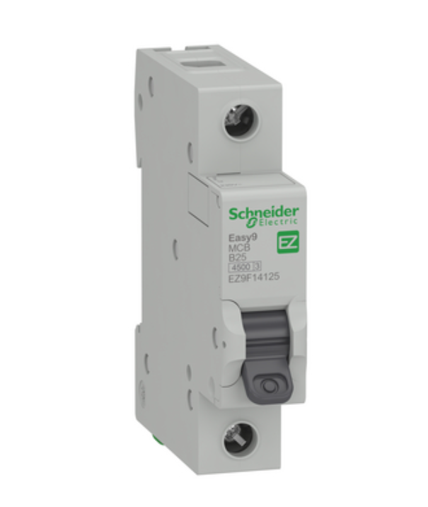 Schneider Easy9 EZ9F14125 Otomatik Sigorta B Eğrisi 1P 25A 4,5kA