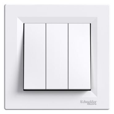 Schneider Asfora EPH2100121 Üçlü Anahtar Beyaz