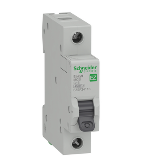 Schneider Easy9 EZ9F34116 Otomatik Sigorta C Eğrisi 1P 16A 4,5kA