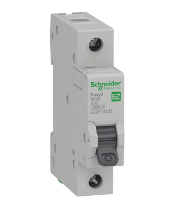 Schneider Easy9 EZ9F14132 Otomatik Sigorta B Eğrisi 1P 32A 4,5kA