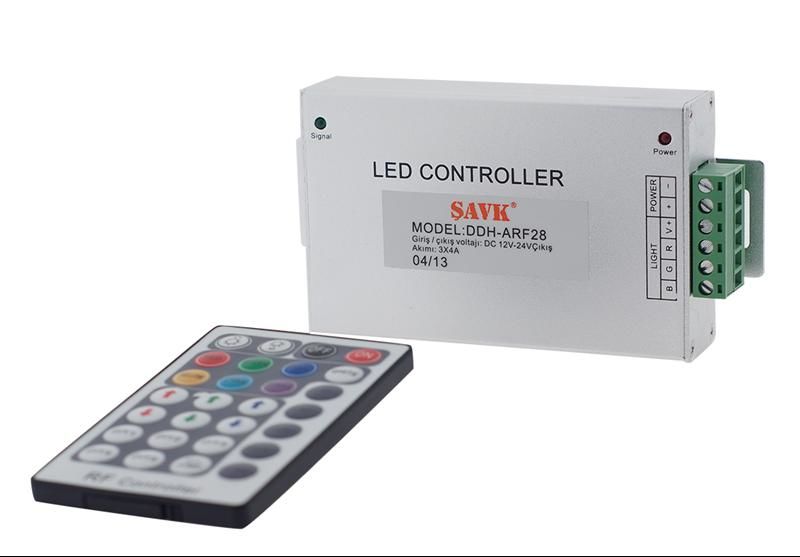Şavk 300010 12V 3x6A 28 Tuş RGB Kontrol Cihazı